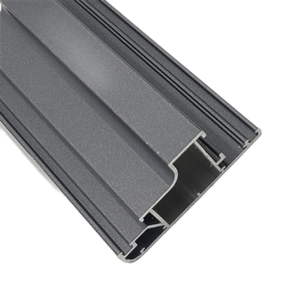 High Formability Wood Grain Aluminum Extrusion Profile 1.2mm 1.4mm