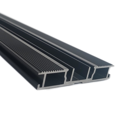 Square 6061 Extruded Aluminium Folding Door For Sliding Decorative
