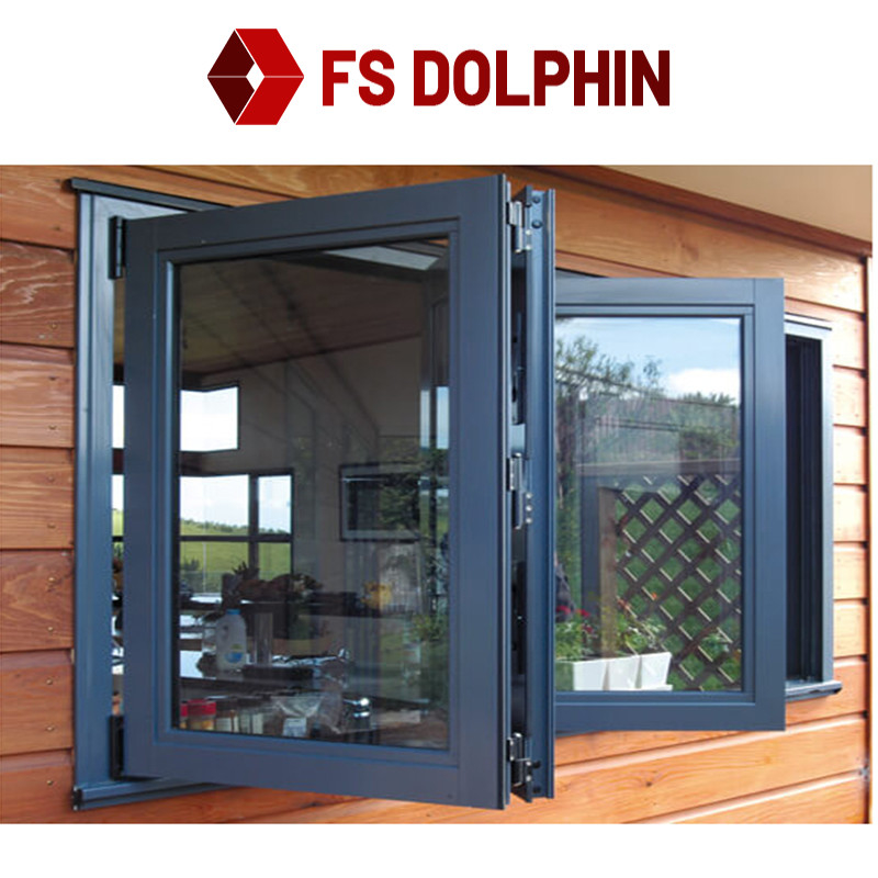 Waterproof Aluminum Casement Window Double Glazed Tilt And Turn Window