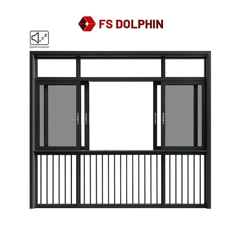 Powder Coating Aluminium Frame Sliding Window Anodizing For School Construction