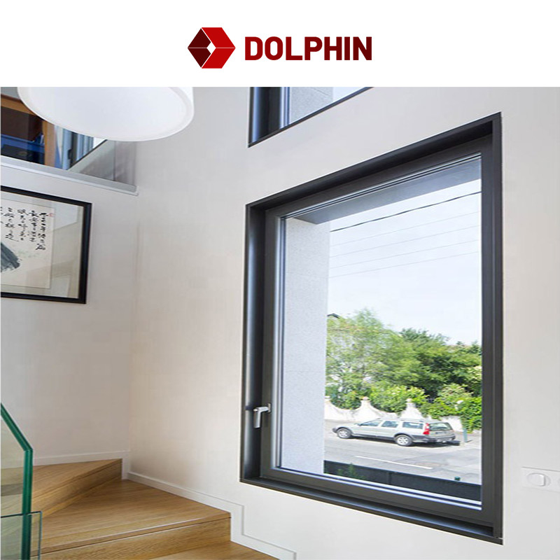 Thermal Break Aluminum Casement Window Double Toughened Glass Aluminum Windows
