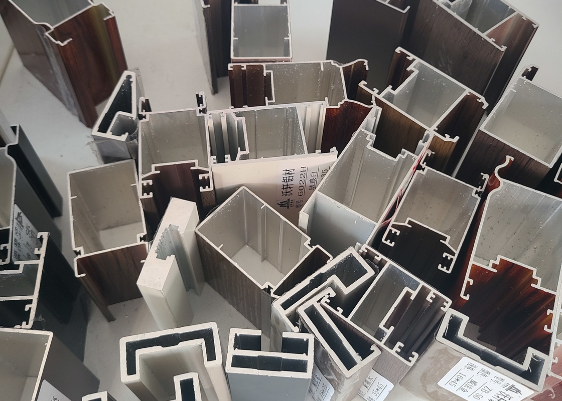 Colour T52 Aluminium Sliding Door Profiles Corrosion Resistance