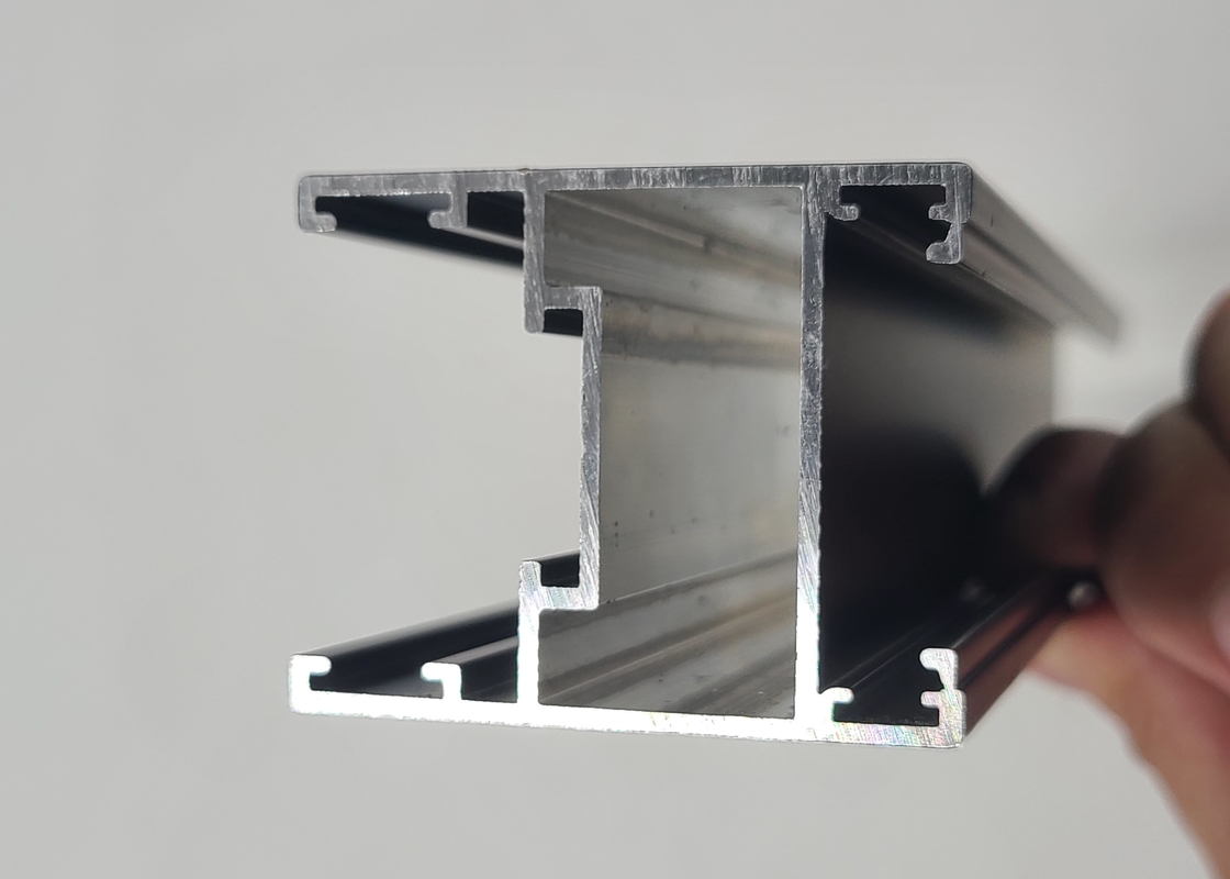 T3 Anodized Aluminium Sliding Window Profile For Wardrobe Furniture