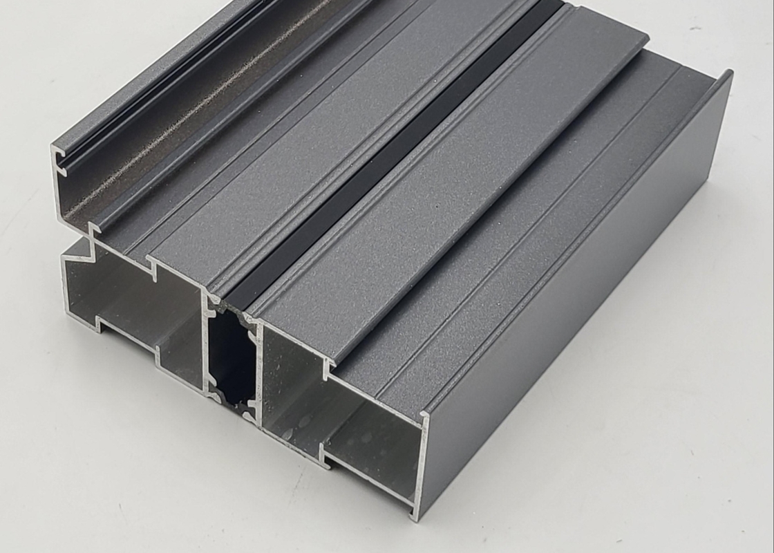 6063 6061 Aluminium Folding Door Profiles Powder Coated