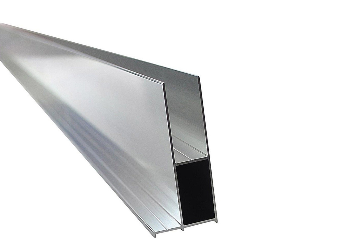 T8 Conservatory Aluminium Profiles Square Tube Profile For Glass Sunrooms