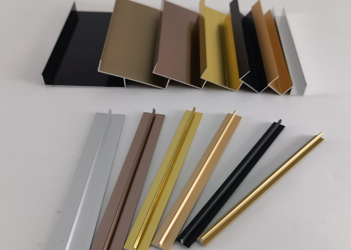 Wood Grain Aluminium Decorative Profiles