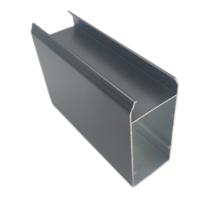 2.0mm Aluminium Sliding Window Profile Wood Finished Shower Door Frame