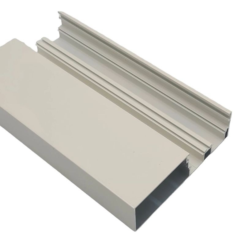 Soundproof Aluminium Sliding Door Profiles Powder Coated Aluminum Channel