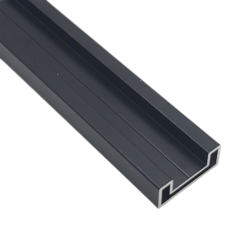 T8 Powder Coated Aluminium Extrusions Kitchen Cabinet Aluminum Profile