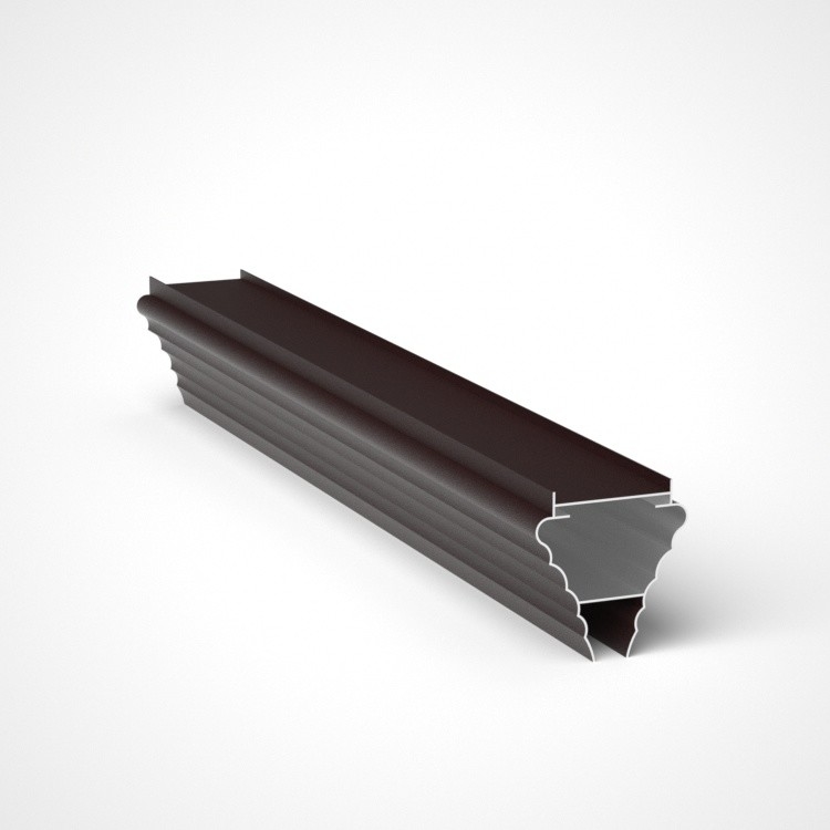 Frosted Fabric Conservatory Aluminium Profiles Wood Finished Waterproof