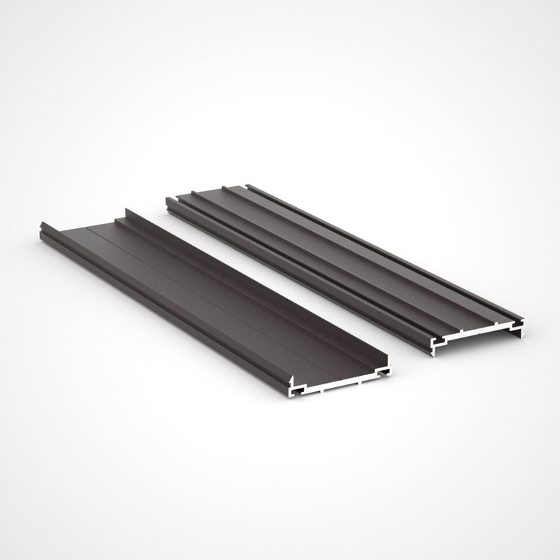 Balustrade Anodized Aluminium Profile Cover Smooth Alkali Salt Resistant