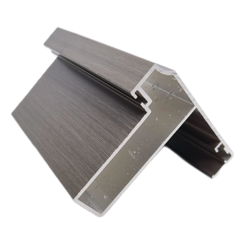 OEM Aluminum Extruded Profile Electrophoretic Coated Fire Resistant