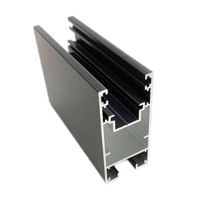 Anodized Aluminum Sliding Door Profile 6000 Series Corrosion Resistance