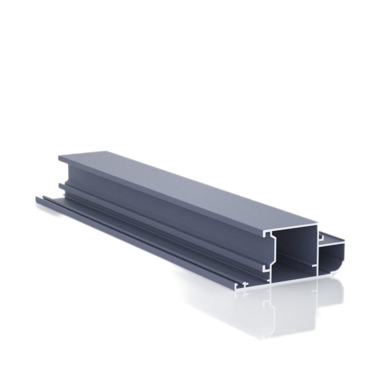 Casement Window Profile Powder Coated Aluminium Door Profiles Green / Grey For Decorations Accessories