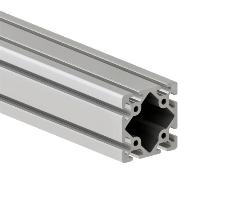 6m 4040 Aluminium Extrusion Profile Powder Coated Aluminium Section