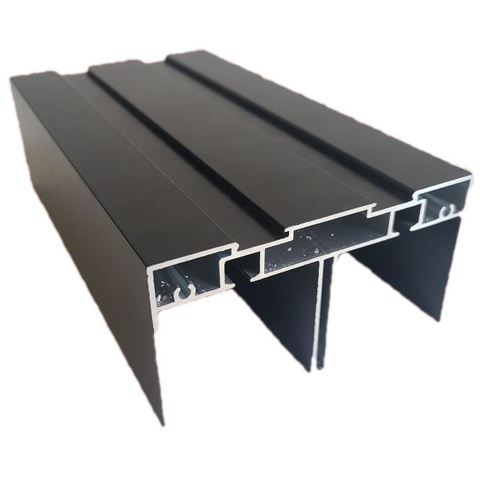 1m Length Aluminium Window Extrusions With Termal Strip Custom