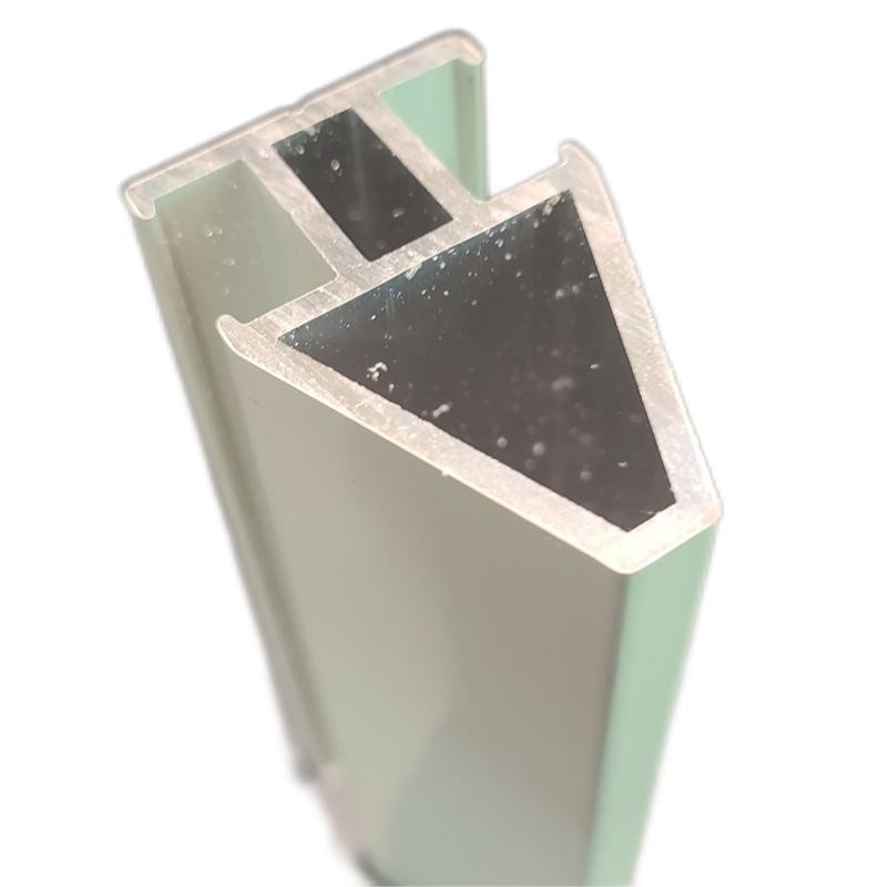 White Square Aluminium Casement Door Round Aluminium Extrusion