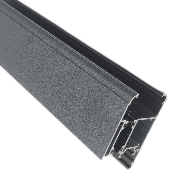 Odorless 6061 Aluminium Window Profiles Integrated Grey Sound Insulation
